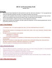 2CLabPracticalSG BIS 2C Lab Practical Study Guide Winter 2015