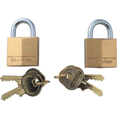 Master Lock 2 Cadenas Laiton S Entrouvrant 40 Mm