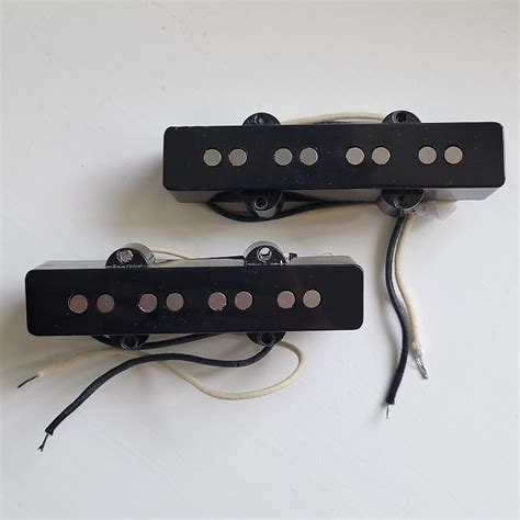 Lindy Fralin Jazz Bass Pickups Set W Overwound Bridge Reverb