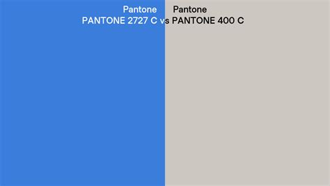 Pantone 2727 C Vs Pantone 400 C Side By Side Comparison