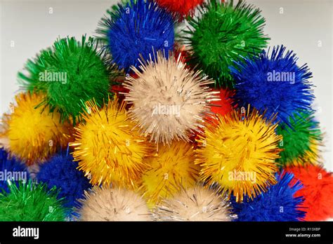 Yellow Pom Poms Hi Res Stock Photography And Images Alamy