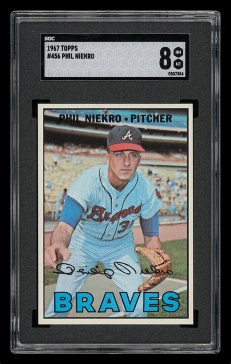 1967 Topps Set Break 456 Phil Niekro SGC 8 NM MT EBay