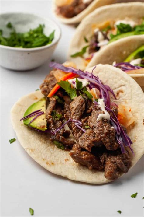 Easy Korean Beef Tacos Bulgogi House Of Nash Eats