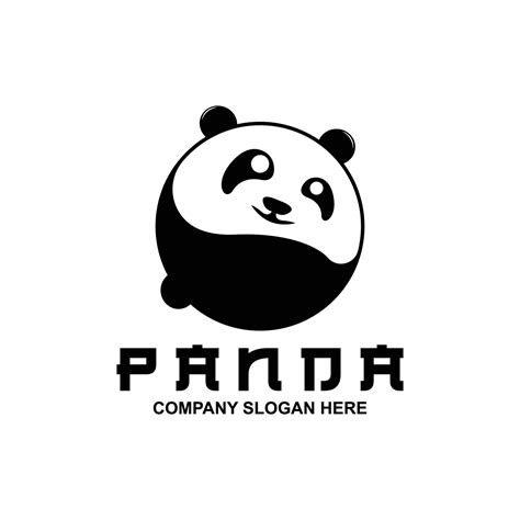 Cute Panda Logo Vector Design Animal Background Illustration 7943731