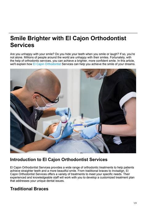 Smile Brighter With El Cajon Orthodontist Services By Dt Vape Issuu