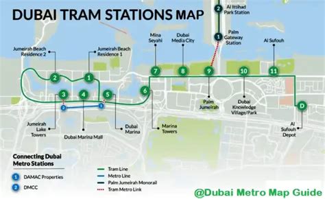 Dubai Green Line Metro Stations Timings Route Metro Feeder