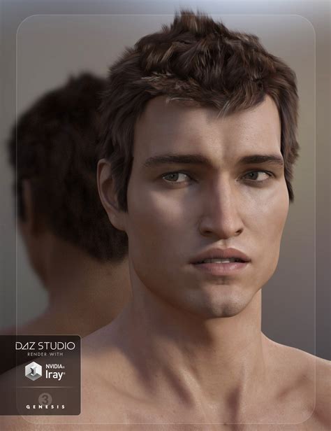 Adam Hair For Genesis 3 Male S Daz 3D