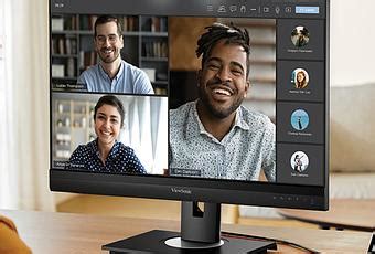 Viewsonic Presenta Monitores Premium Con C Mara Web Emergente Para