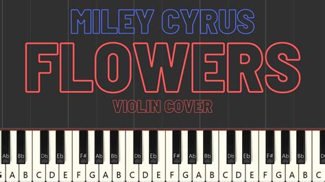 Flowers Miley Cyrus Violin Version Youtube