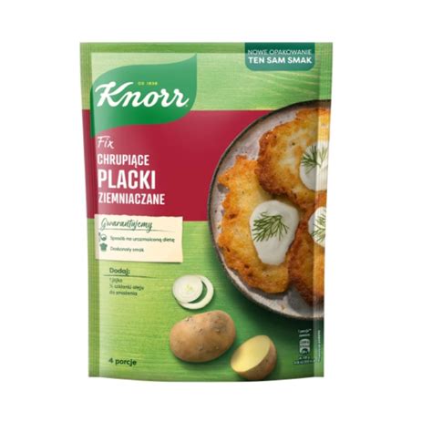 FIX CHRUPIĄCE PLACKI ZIEMNIACZANE KNORR 200 g Dobre Ceny Polski