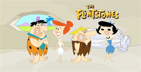 Flintstones On The Rocks Cartoon Posters Cartoon Characters Fictional