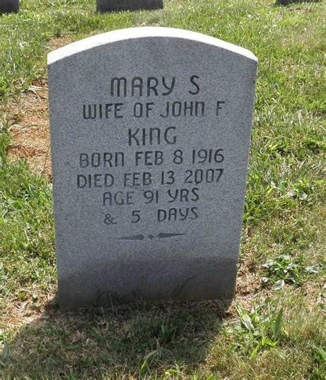 Mary Smucker King M Morial Find A Grave