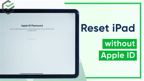 How To Reset Ipad Without Apple Id Password Remove Apple Id