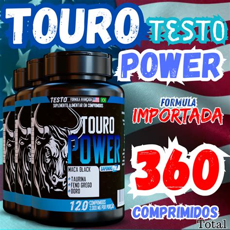 Touro Power Comprimidos Mg Taurina Feno Grego Boro