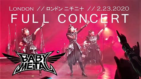 Babymetal Live In London Cam Compilation Hd