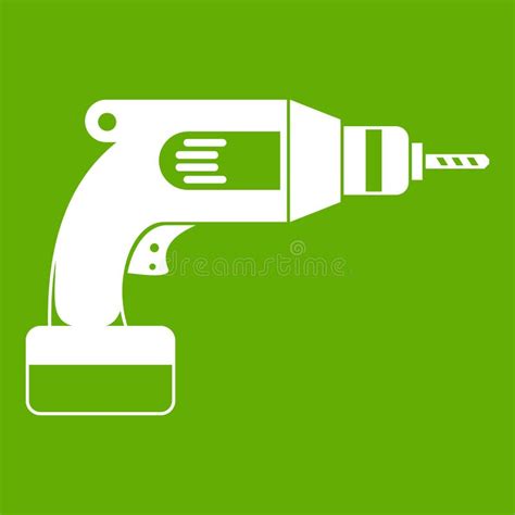 Green Cordless Drill Stock Illustrations 271 Green Cordless Drill