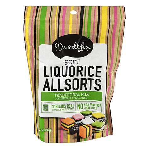 Darrell Lea Traditional Mix Soft Liquorice Allsorts 7 Oz Packaged