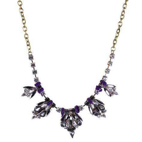 Purple Gem Necklace She Anna Bella