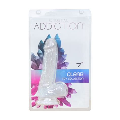 Crystal Addiction Inch Clear Dildo Lauvette