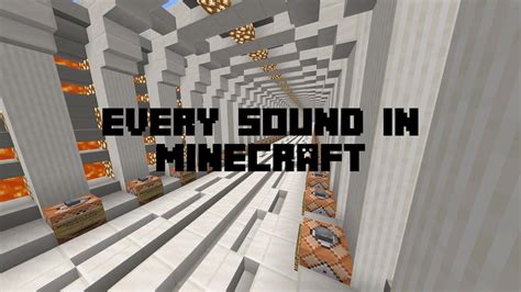 Every Sound In Minecraft Over 1 Hour Of Minecrafts Sounds Youtube