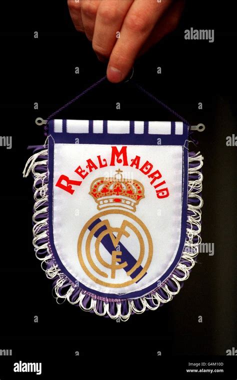 Spanish Soccer Real Madrid Badge Stock Photo Alamy