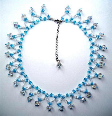 Free Pattern For Simple But Pretty Beaded Necklace Be Free Beads Magic