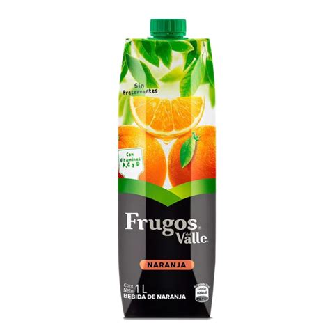 JUGO FRUGOS DEL VALLE NARANJA 1000ML Licorerialafontana