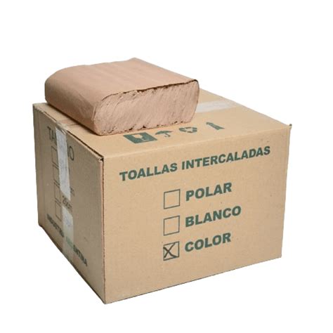 Toalla Intercalada Beige Eco Papelera Zoppetti