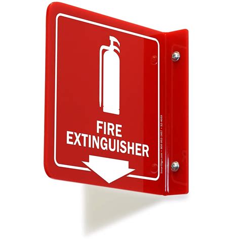 Buy Smartsign Fire Extinguisher Projecting Sign Fire Extinguisher