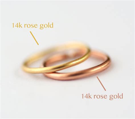 Nose Ring 14K Gold 14k Gold Nose Ring 14k Rose Gold Nose Ring | Etsy