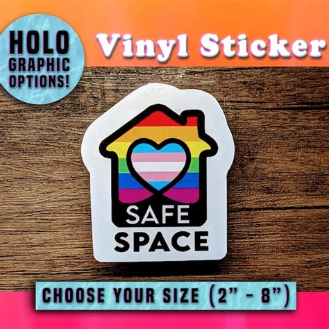 Lgbtq Safe Space Stickers Etsy