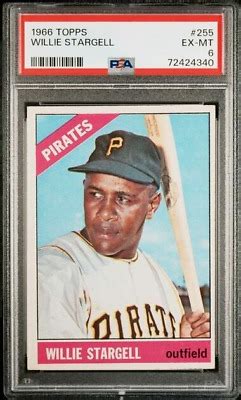 Topps Willie Stargell Pittsburgh Pirates Psa Ex Mt Ebay