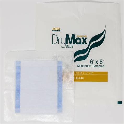 X Drymax Blue With Adhesive Border Biofilm Blast Md