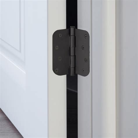 Radius Matte Black Door Hinge 10 Pack ǀ Hardware & Locks ǀ Today's ...