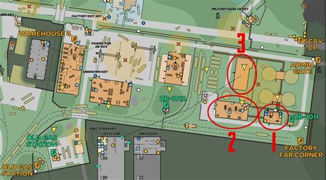 Extract Customs Map Tarkov 2021 Escape From Tarkov Customs Map