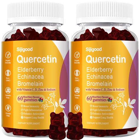 Buy Sijigood Packs Mg Quercetin With Bromelain Gummies