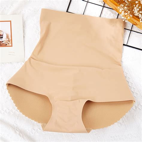 Ywdj Womens Shaping Underwear Lightweight High Waist No Show Butt Pads