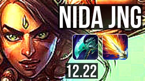 Nida Vs Udyr Jng 66 Winrate 929 Euw Master 1222 Youtube