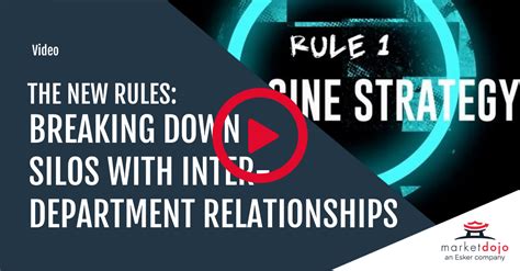 Video New Rules Reimagine Strategy Breaking Down Silos With Inter