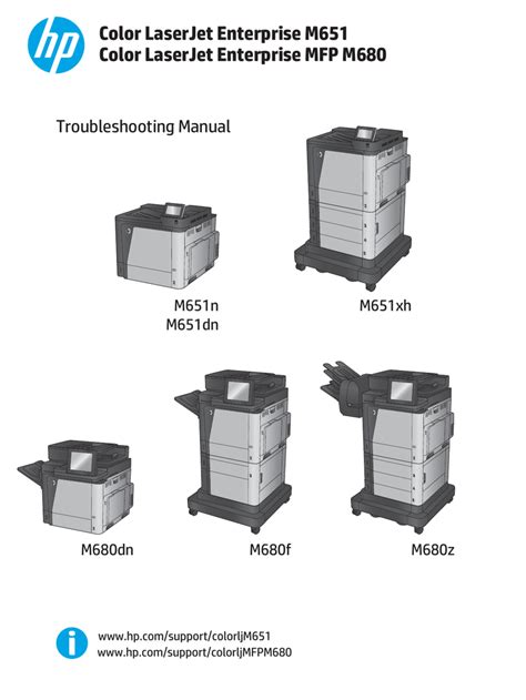 Hp Laser Printer Service Manuals With Parts Diagrams And