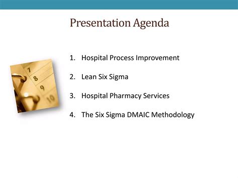 Hospital Process Improvement Lean Six Sigma Methodology Ppt