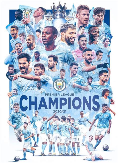 Manchester City Premier League Champions 2021 Wallpapers - Wallpaper Cave