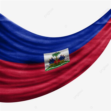 Bandeira Do Haiti Acenando Textura Png Haiti Bandeira Fita