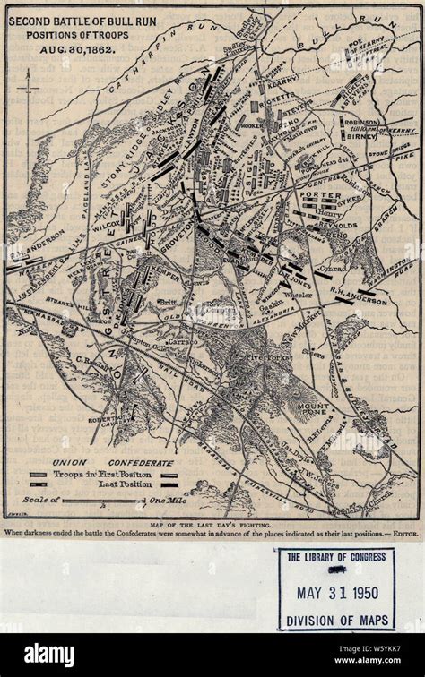 Civil War Maps 1576 Second Battle Of Bull Run Positions Of Troops Aug 30 1862 Rebuild And Repair