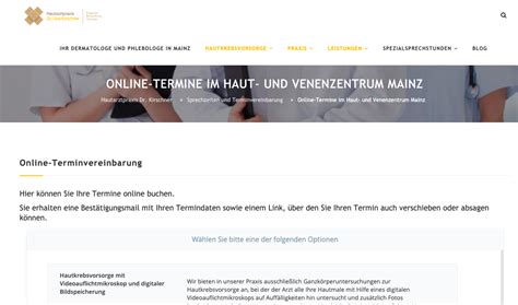 Hautarzt Termine Im Haut Und Venenzentrum Mainz Einfach Online