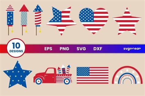 4th Of July Svg Bundle Graphic By Svgocean · Creative Fabrica