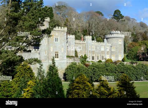 Caerhays castle in Cornwall, UK Stock Photo - Alamy