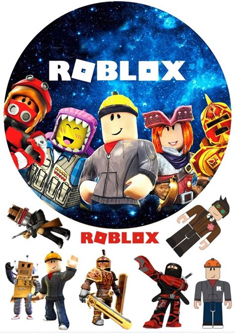 Opłatek na tort ROBLOX zestaw POSTACI tekst GRATIS 12691512205 Allegro pl