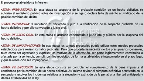 Fases Del Proces Penal Guatemalateco Para Estudio Ppt