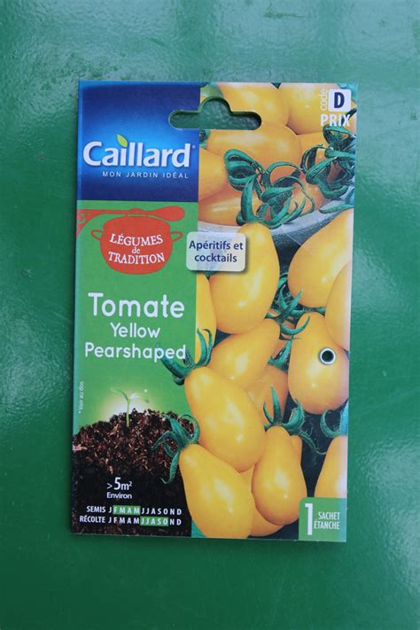 Tomate Yellow Pearshaped Jardi Pradel Jardinerie Et Fleuriste